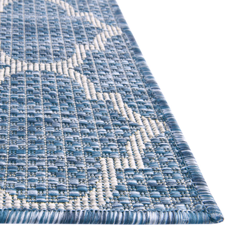 Outdoor Preen Rug Sky Color, Round 13'