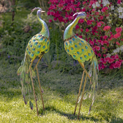 Animals Weather Resistant Metal Garden Statue