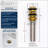 Lulani Yasawa Single Hole Bathroom Faucet with Drain Assembly-50297518