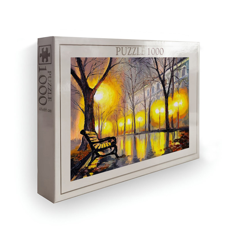 Casse-tête 1000 pièces, 26,8 po x 18,9 po | Conception 100% carton de haute qualité et éclatante | Parfait pour le plaisir en famille, le soulagement du stress et les jeux éducatifs | Cadeau pour adultes et enfants | Dimensions de la boîte: 13,2 po x 9,1 po x 2,0 po