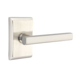 Flat Privacy (Bed & Bath) Door Lever with Rectangle Rosette