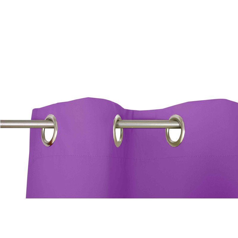 Zoee Eyelet Blackout Curtain, Purple, 145cm Width x 150cm Drop
