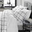 Geometric City Scene Zander White Reversible Duvet Cover Set-1613065389