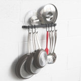 Casto Iron Straight Wall Mounted Pot Rack