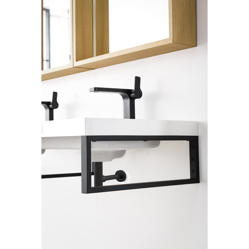 Boston 48'' W Double Vanity, Matte Black