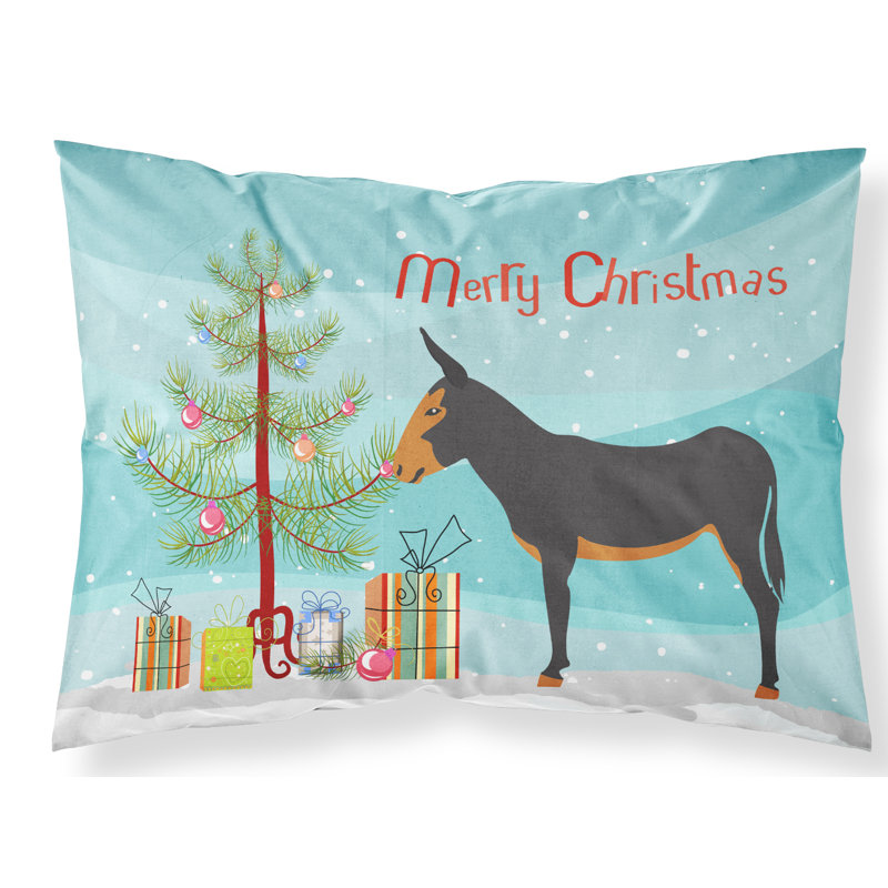 Taie d’oreiller de noël donkey