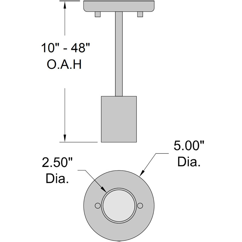 Beiba Steel Spotlight, Antique Brushed Brass