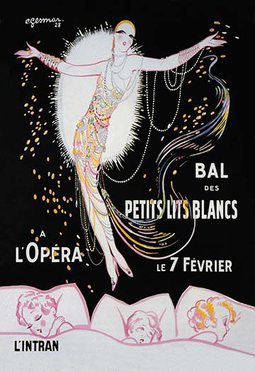 "dance of the little white lights" par charles gesmar, impression non encadrée, H 36 po x l 24 po x P 1,5 po