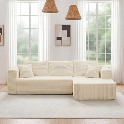 Canapé modulaire à compression de 108,66 po Kapellen