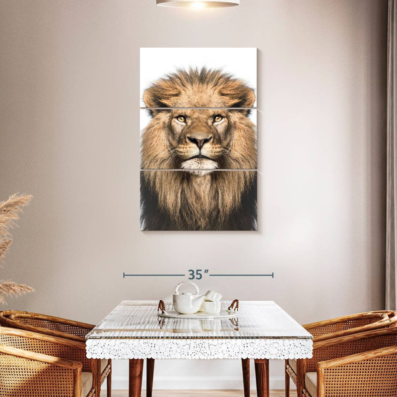 Noble lion Brampt, H 45 po x l 28 po