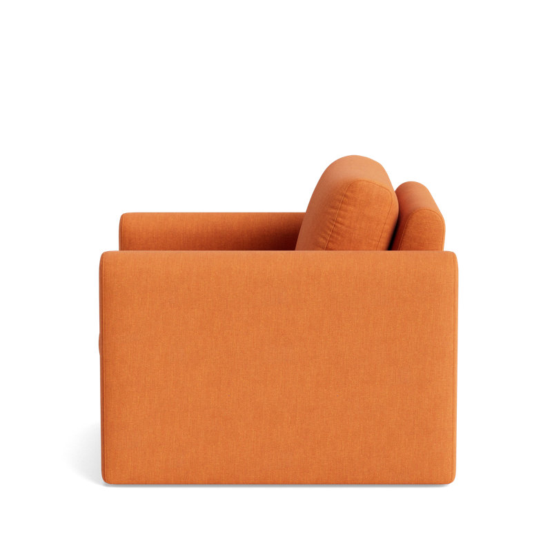Knox Accent Chair, Performance Weave - Carrot
