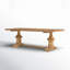 Kinzer 86.6'' Teak Outdoor Dining Table