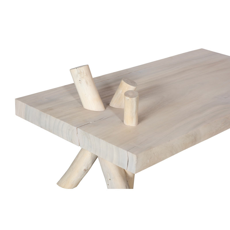 Branch Waterfall Coffee Table in Bleached