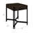 Dark Cocoa Chairside End Table