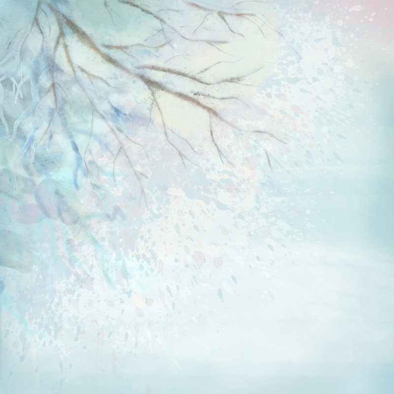 Neritan Tree Branches, H 12 po x l 12 po