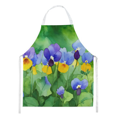 Tennessee Iris in Watercolor Apron