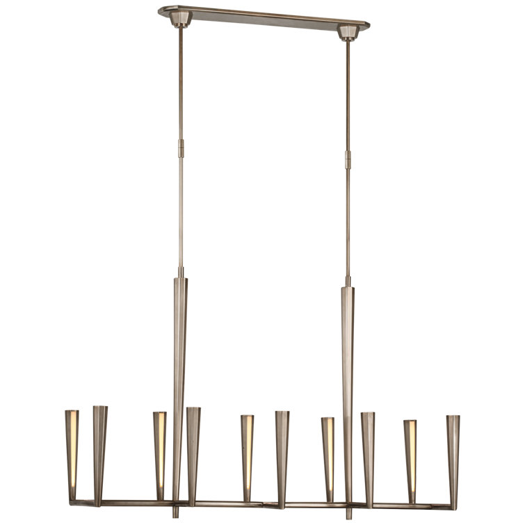 Thomas O'Brien Galahad Large Linear Chandelier