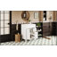 Meuble-lavabo de 24 pouces avec lavabo en céramique, armoire de rangement compacte, conception moderne avec 2 tiroirs et tablette réglable-1826980685