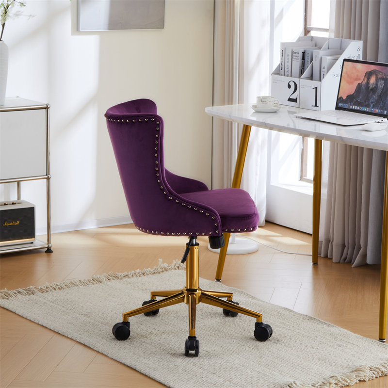 Chaises de bureau et chaises de travail Matthias, Chrome, Bronze