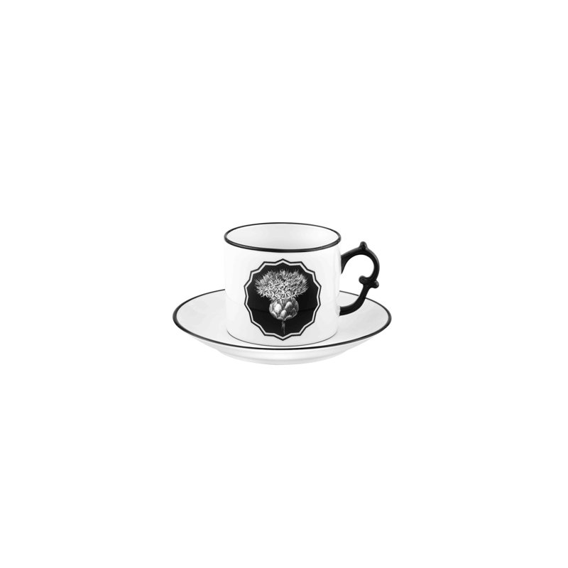 Herbariae Handmade Porcelain Teacup, Set of 2