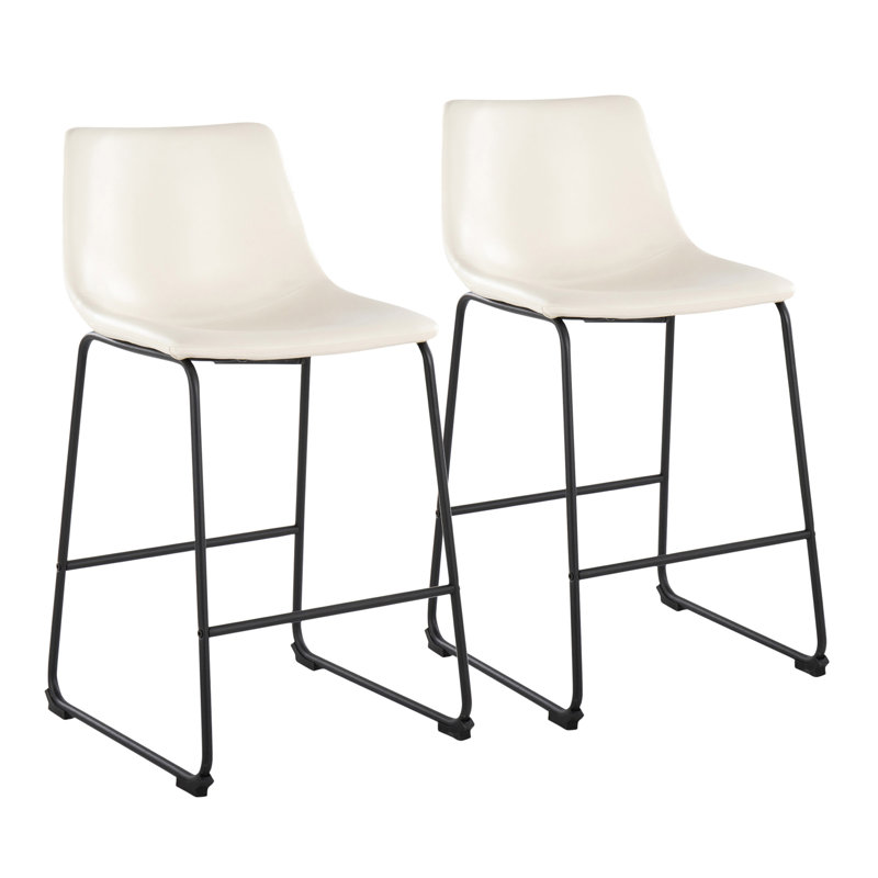 Tabouret de comptoir 26 po, Blanc