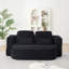 Canapé-lit pliable convertible 2-en-1 en velours côtelé avec couverture multifonctionnelle-1868172244