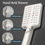 Ensemble de douche à pluie murale avec valve brute-87076716