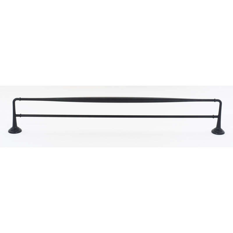 Porte-serviettes mural double 32 po Charlies, Bronze, H 0,75 po x l 26 po x P 5,31 po