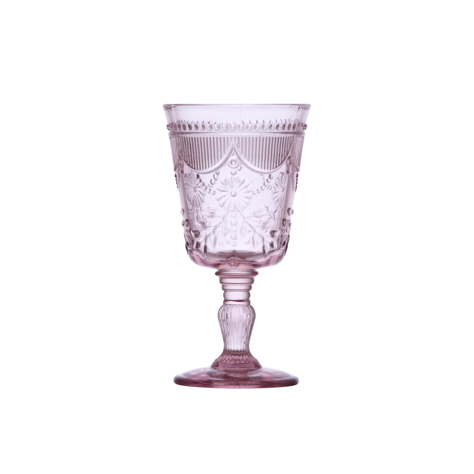 Fortessa Debutante Glass Goblet, Pink