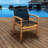 Anautica 8 - Person Teak Patio Dining Set with Oval Table-1816071493