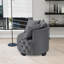 Chaise pivotante rembourrée et capitonnée-1780449063