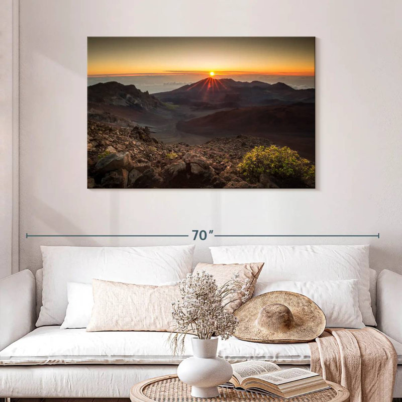 Alvord Haleakala Sunset Rays, 30" H x 45" W