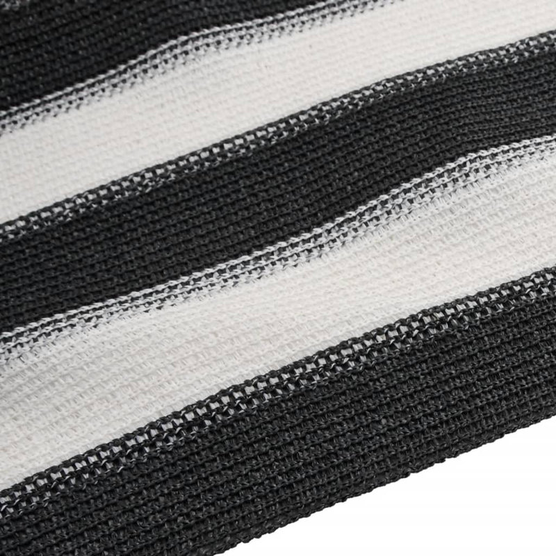 Quention Anthracite 100% HDPE Fence Panels Included, 1000cm W x 150cm D, Black