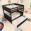 Lit superposé double avec lit gigogne simple-883711334