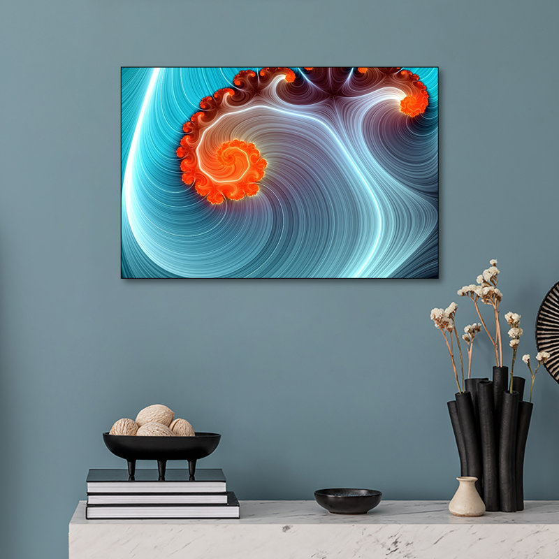 Reproduction d'art sur toile en métal Stepreix - Lagon bleu par un artiste inconnu