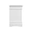 Table de chevet traditionnelle blanche intemporelle