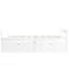 Lit plateforme simple avec deux tiroirs, blanc-2133532018