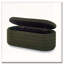 Banc de rangement rembourré ovale en tissu-267343467