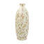 Vase en céramique 5,9X5,9X15,6 "avec motifs floraux multicolores