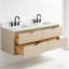 Meuble-lavabo flottant en chêne naturel 60 po-1168154415
