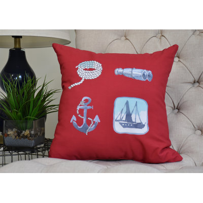 Nantucket Square Pillow Cover and Insert