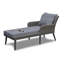 Blaize Rattan Sunlounger - Grey