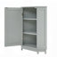 Rangement de coin triangulaire pour armoire de salle de bain avec tablettes réglables, conception moderne en panneau de fibres à densité moyenne-1180786515