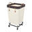 160L Laundry Hamper With Wheels, Large Clothes Laundry Basket for Home, Closet, Dorm, Bathroom, Laundry Room, Beige-549778997-550136311