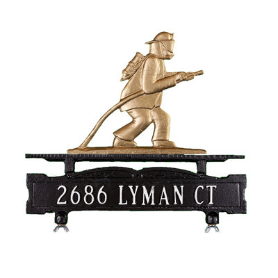 Metal Mailbox Sign