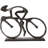 Bicycle enthusiast statue