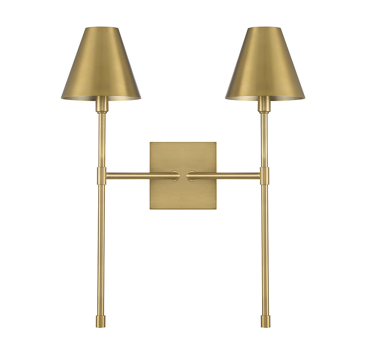 Keirn 2-Light Wallchiere, Brown