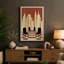Urban Interior Geometry Art Deco - Wrapped Canvas-110213257-110213259