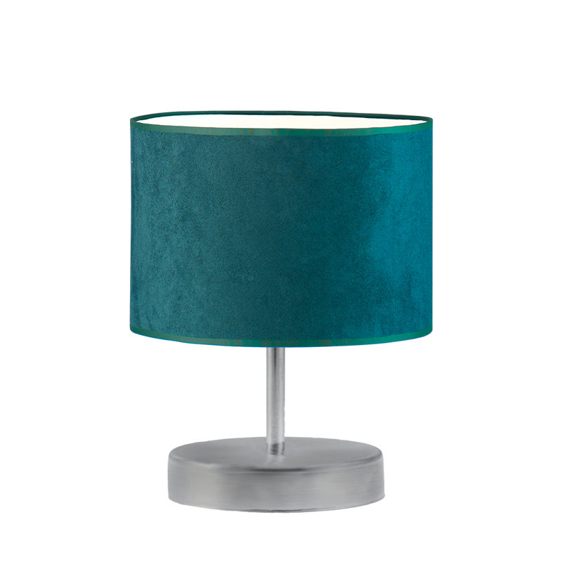 Shavita Metal Table Lamp, Green/White, Grey