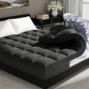5 Inch Memory Foam Mattress Topper, 3 Inch Pillow Top Mattress Pad And 2 Inch Gel Memory Foam